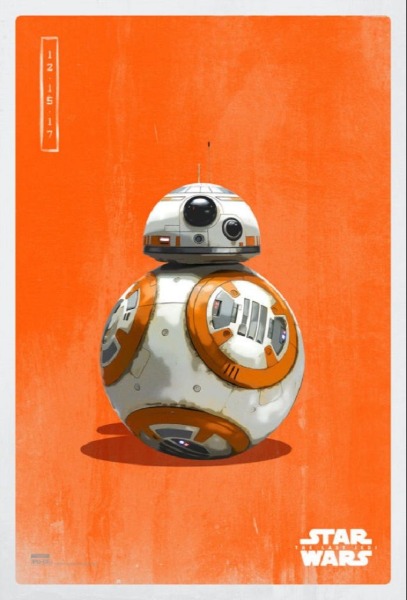 Quadro Poster Star Wars BB8